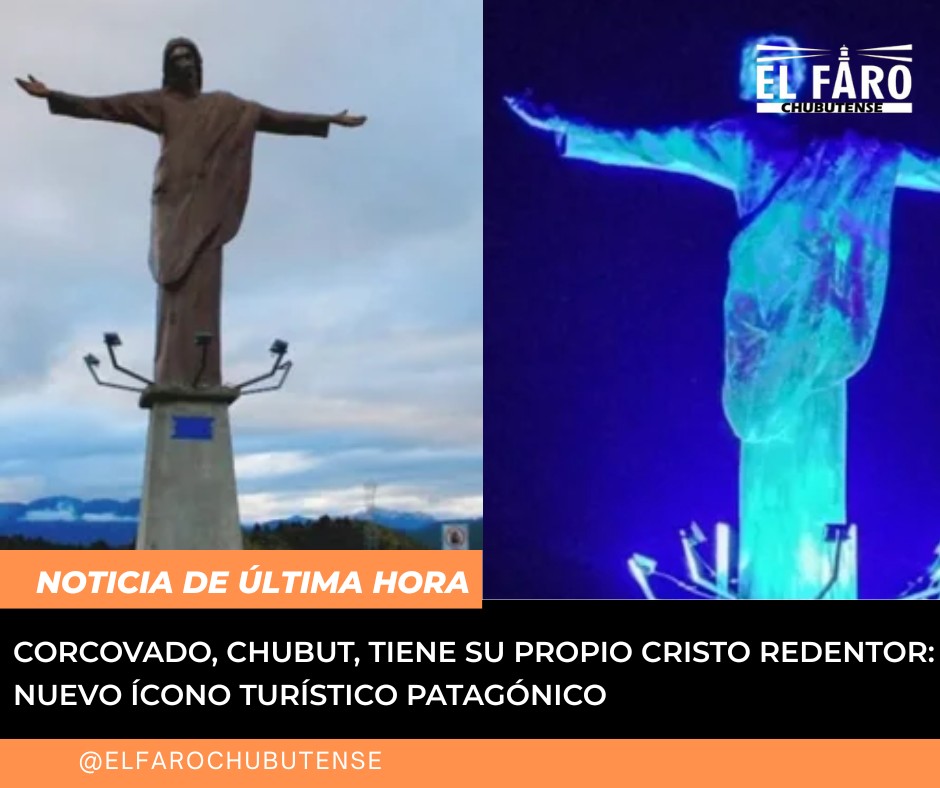 Corcovado, Chubut, tiene su propio Cristo Redentor